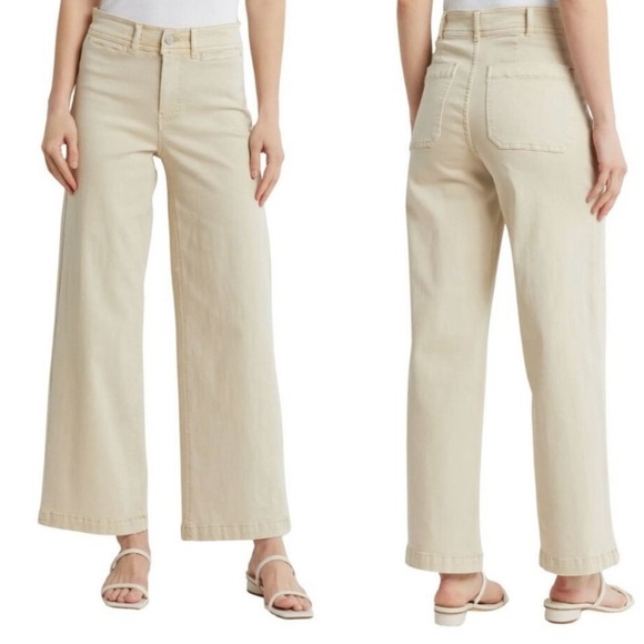 Oat High-Rise Wide Leg Pants 29 - Picture 1 of 5
